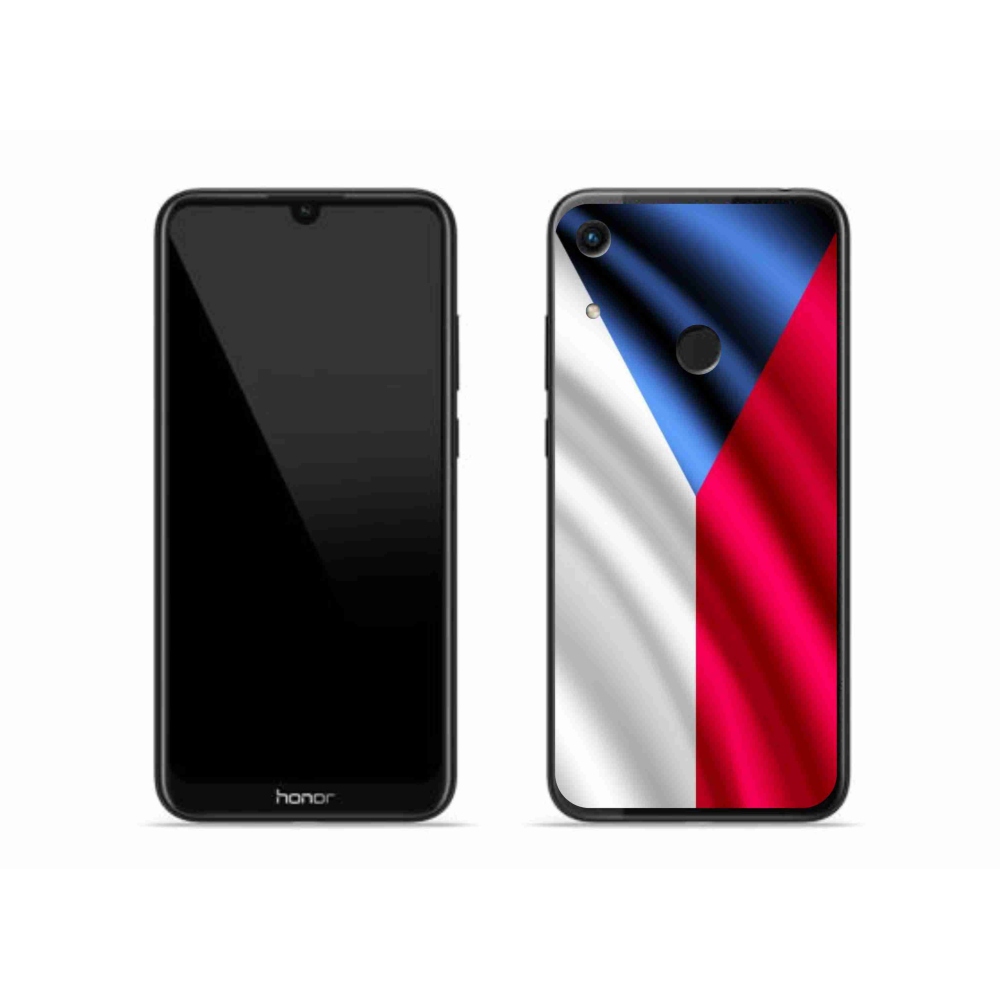 Gélový kryt mmCase na mobil Honor 8A - česká vlajka