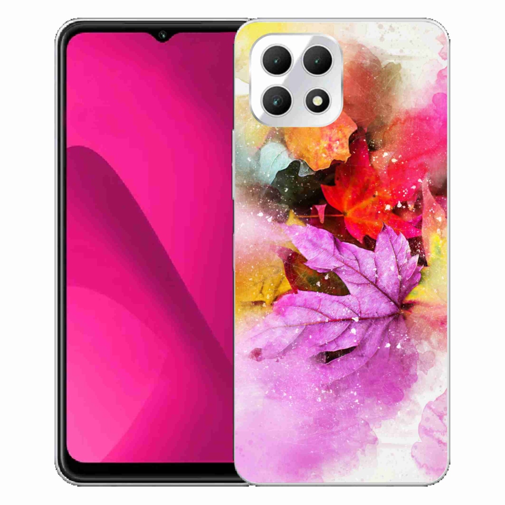 Gélový kryt mmCase na T-Mobile T Phone 2 - farebné listy