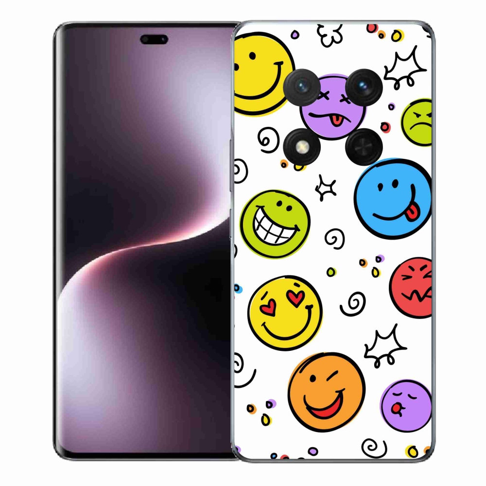 Gélový kryt mmCase na Honor Magic 7 Lite 5G - smajlíci