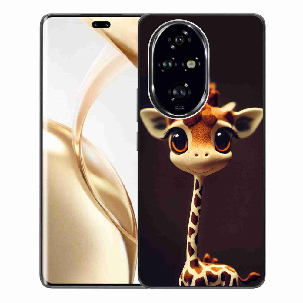 Gélový kryt mmCase na Honor 200 Pro 5G - malá žirafa