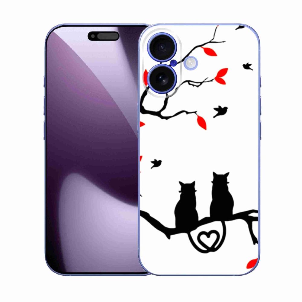 Gélový kryt mmCase na iPhone 17 - mačacia láska