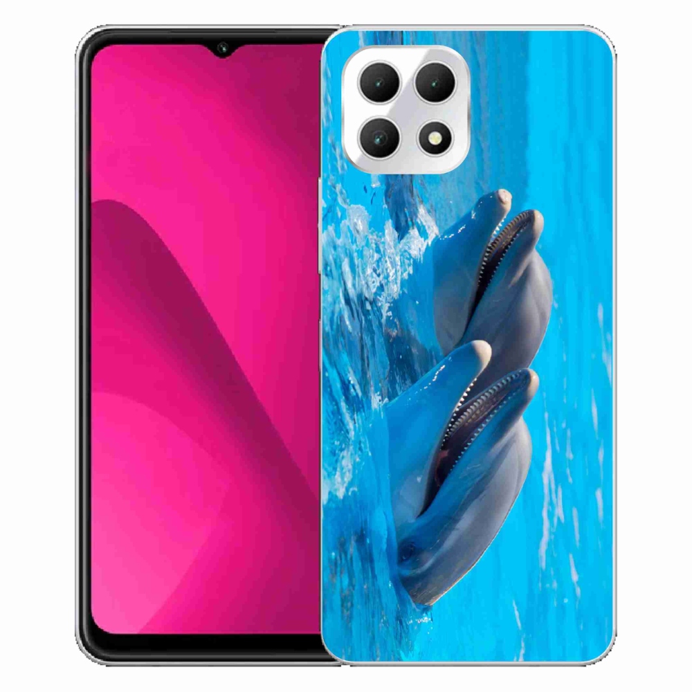 Gélový kryt mmCase na T-Mobile T Phone 2 - delfíny