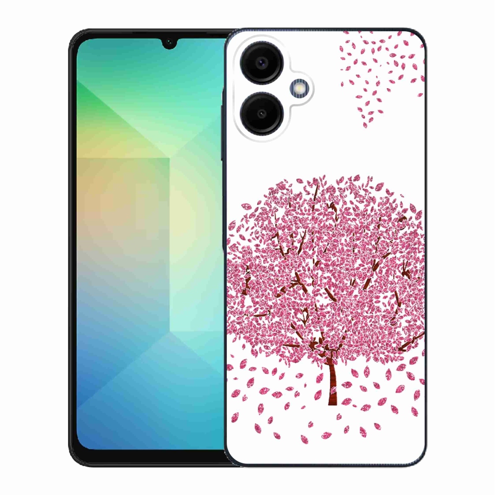 Gélový kryt mmCase na Samsung Galaxy A06 4G - kreslený strom s listami