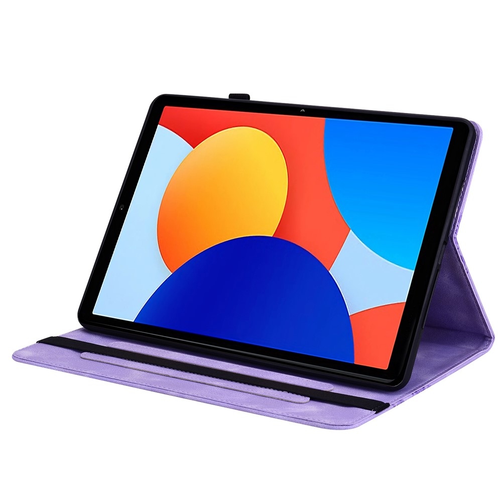 Heart zatváracie púzdro na tablet Xiaomi Redmi Pad SE 8.7 - fialové