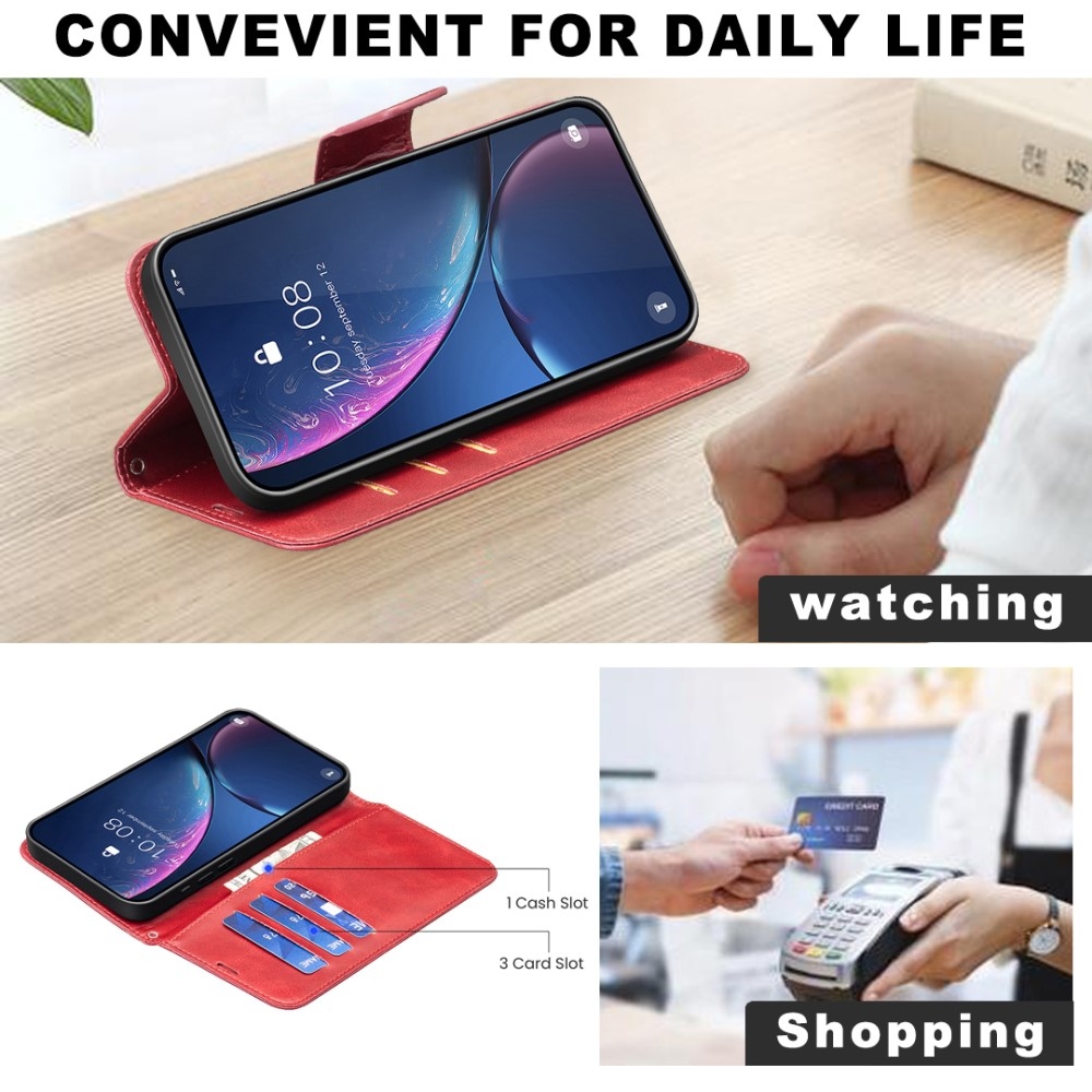 Case knižkové púzdro na Samsung Galaxy S25 Edge - červené