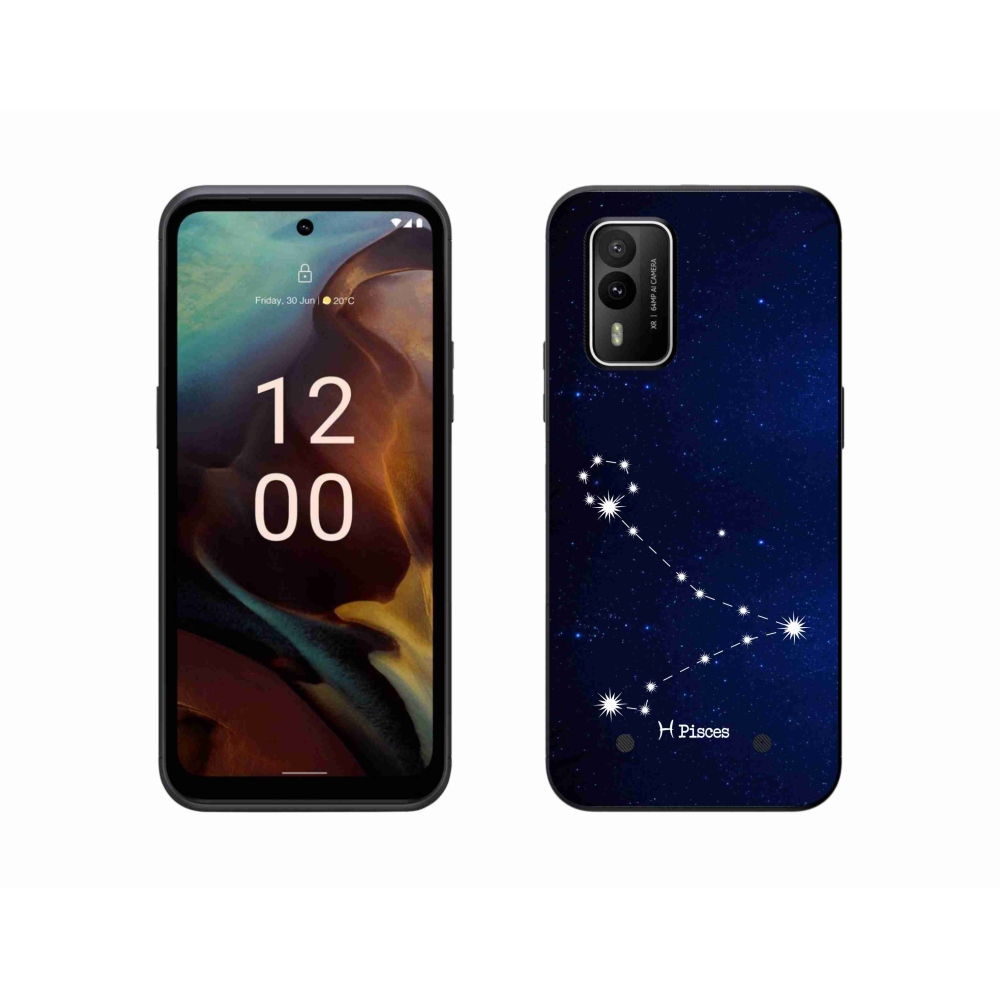 Gélový kryt mmCase na Nokia XR21 - súhvezdie Ryby