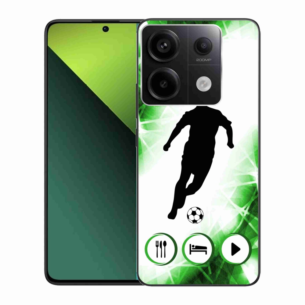 Gélový kryt mmCase na Xiaomi Redmi Note 13 Pro 5G/Poco X6 5G - futbalista