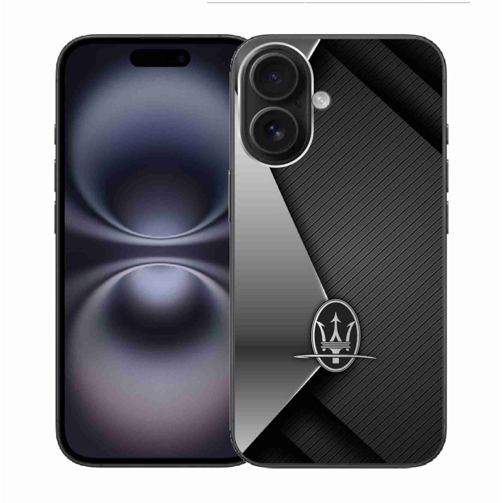 Gélový kryt mmCase na iPhone 16 - maserati