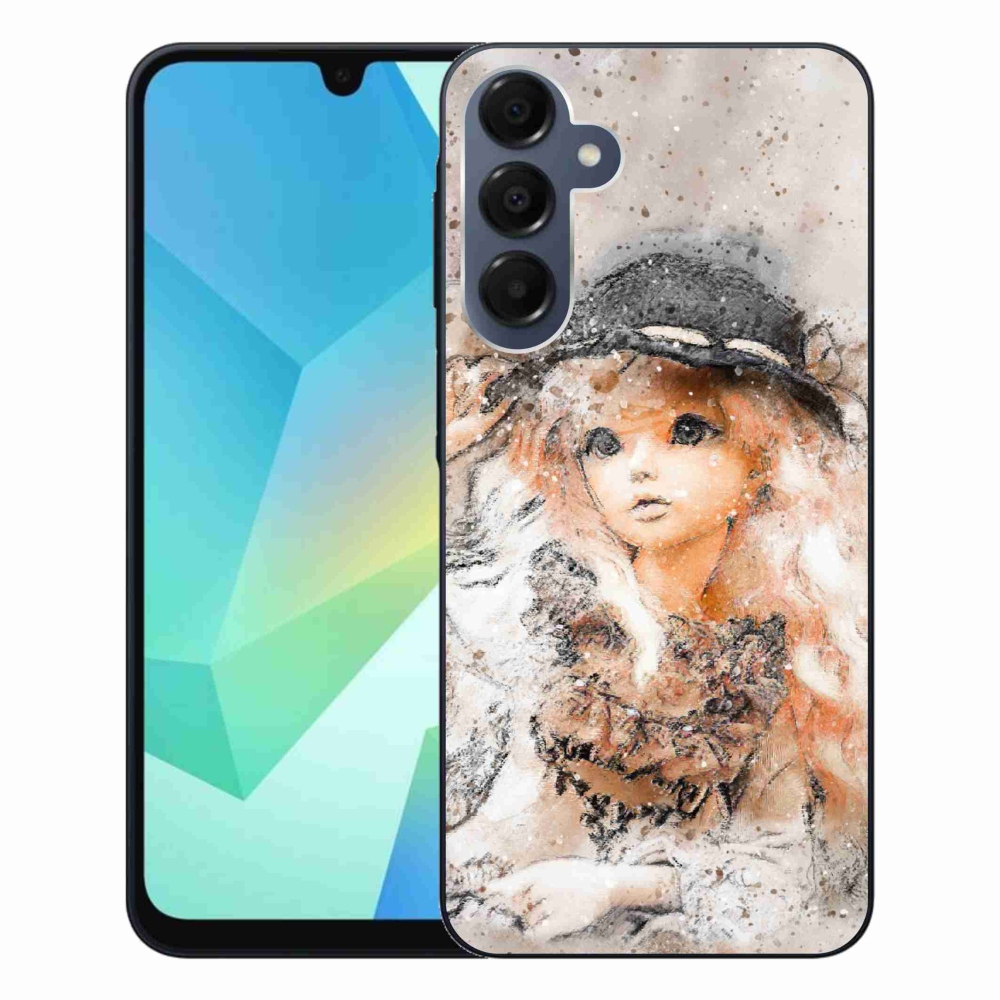 Gélový kryt mmCase na Samsung Galaxy A16 4G/5G - dievčatko s klobúkom