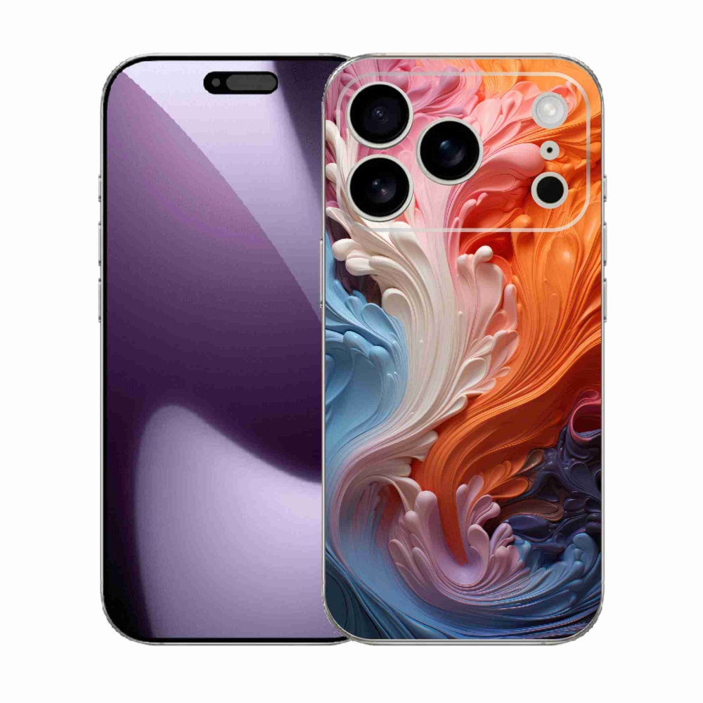 Gélový kryt mmCase na iPhone 17 Pro - abstraktný motív 8