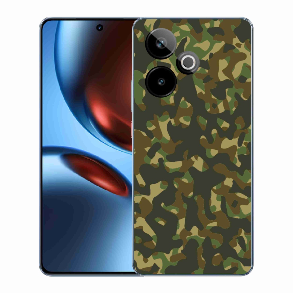 Gélový kryt mmCase na Realme GT 7 5G/GT 7T 5G - maskáčový vzor 1