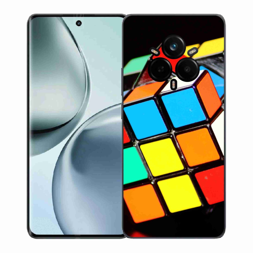 Gélový kryt mmCase na Realme 14 Pro+ 5G - rubikova kocka