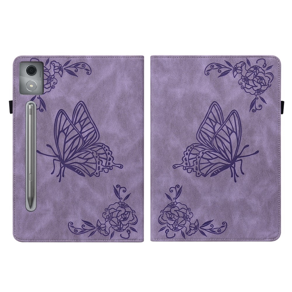 Butterfly zatváracie púzdro na tablet Lenovo Idea Tab Pro 12.7 - fialové