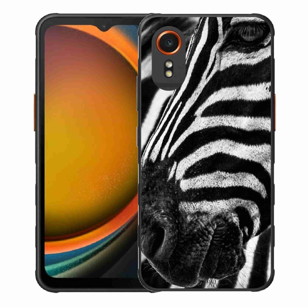 Gélový kryt mmCase na Samsung Galaxy Xcover 7 - zebra