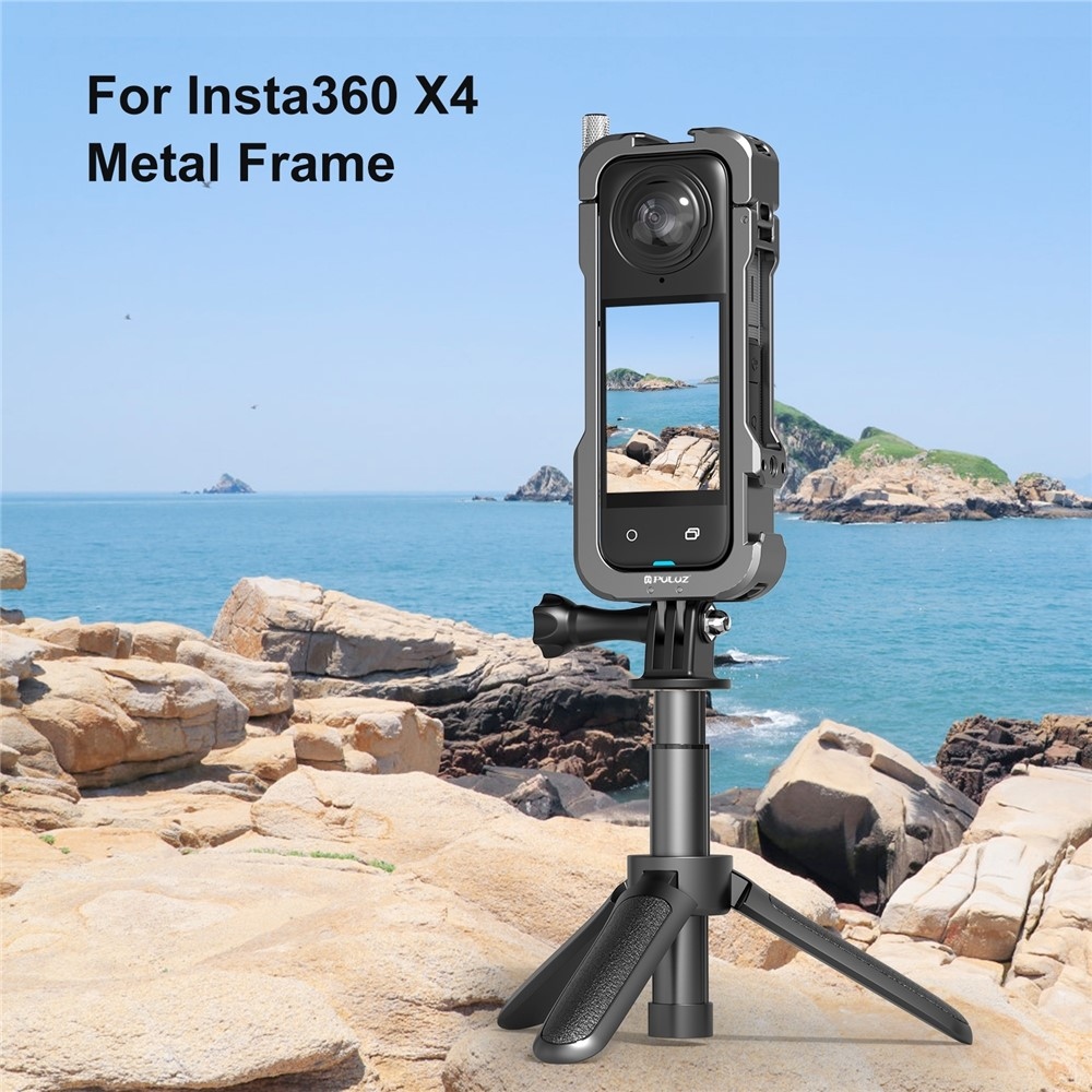 PULUZ ochranná klietka s krytkou objektívu pre Insta360 X4