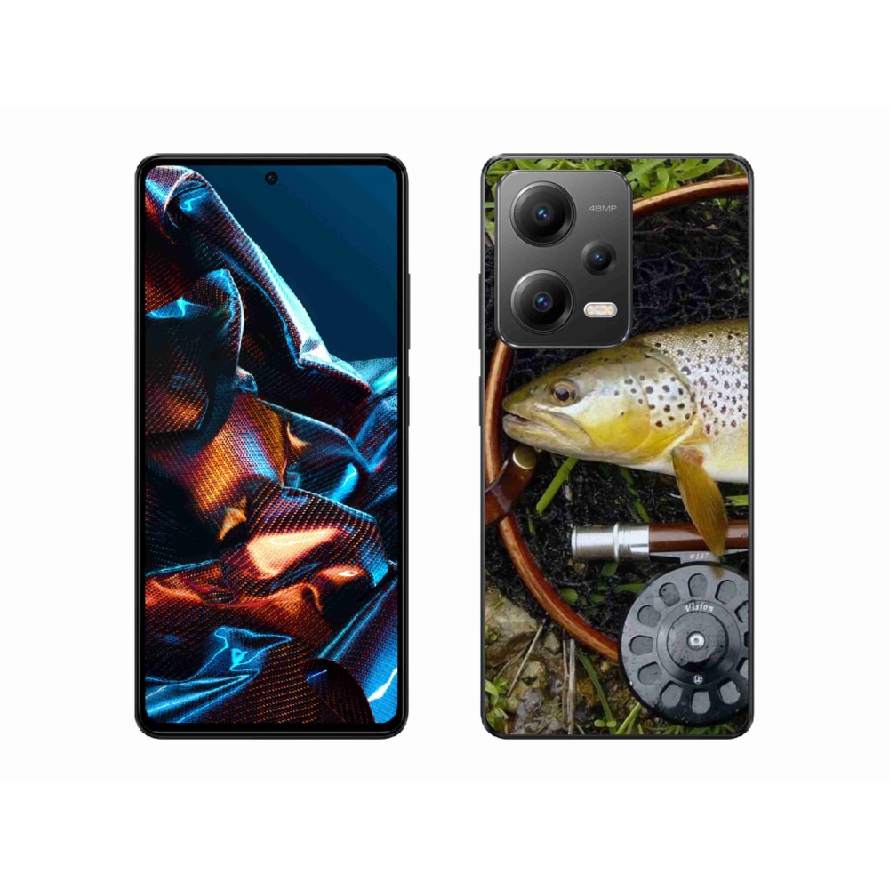 Gélový obal mmCase na mobil Xiaomi Redmi Note 12 Pro 5G - pstruh 2
