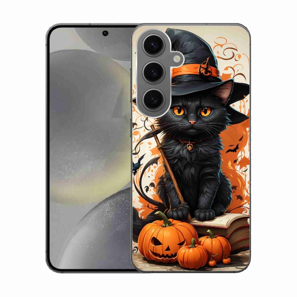 Gélový kryt mmCase na Samsung Galaxy S24 - kocúr čarodejník