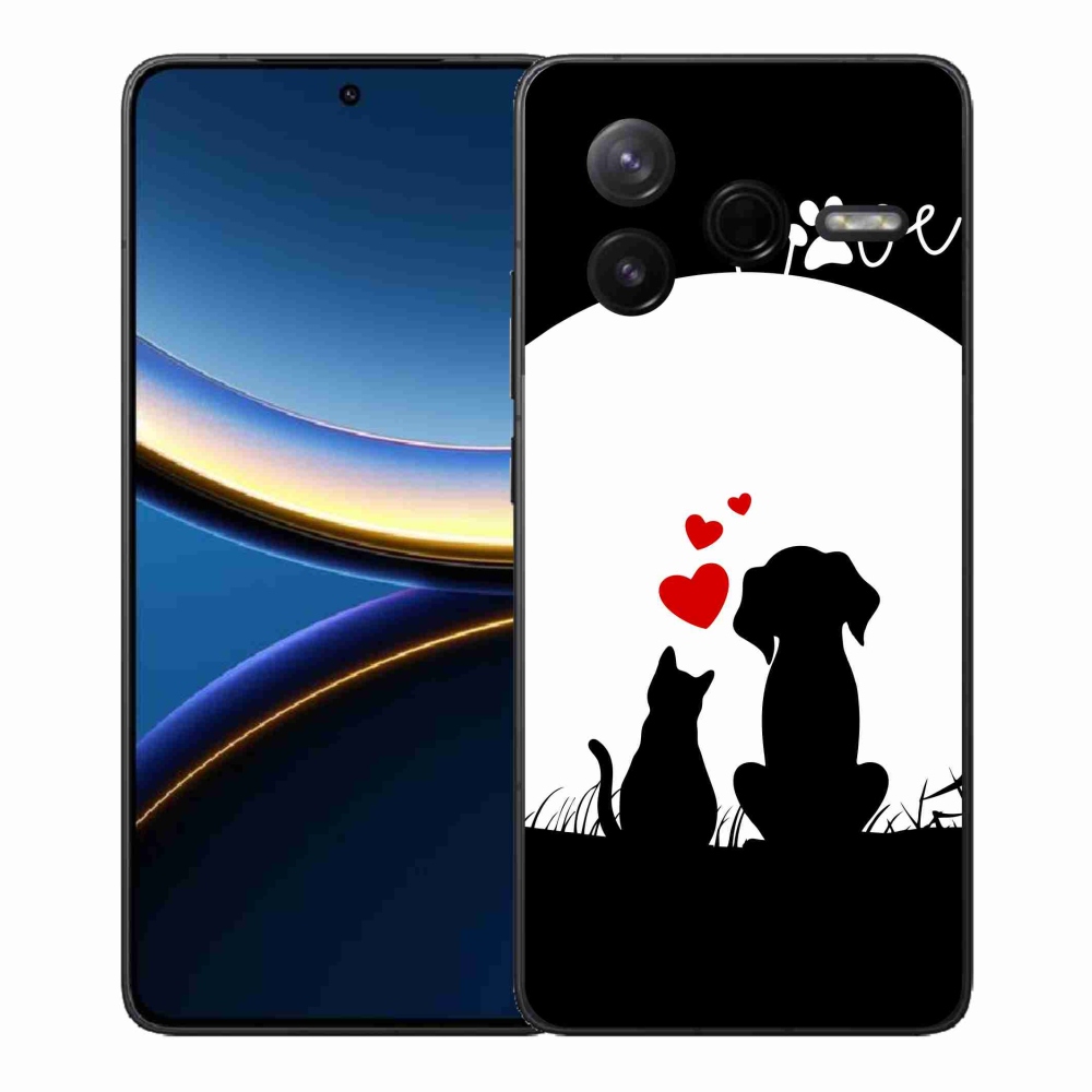 Gélový kryt mmCase na Xiaomi Poco F7 Pro - zvieracia láska
