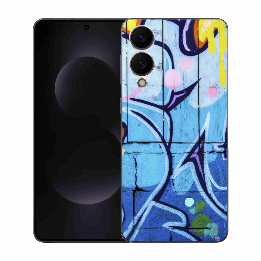 Gélový kryt mmCase na Samsung Galaxy S25 Edge - graffiti