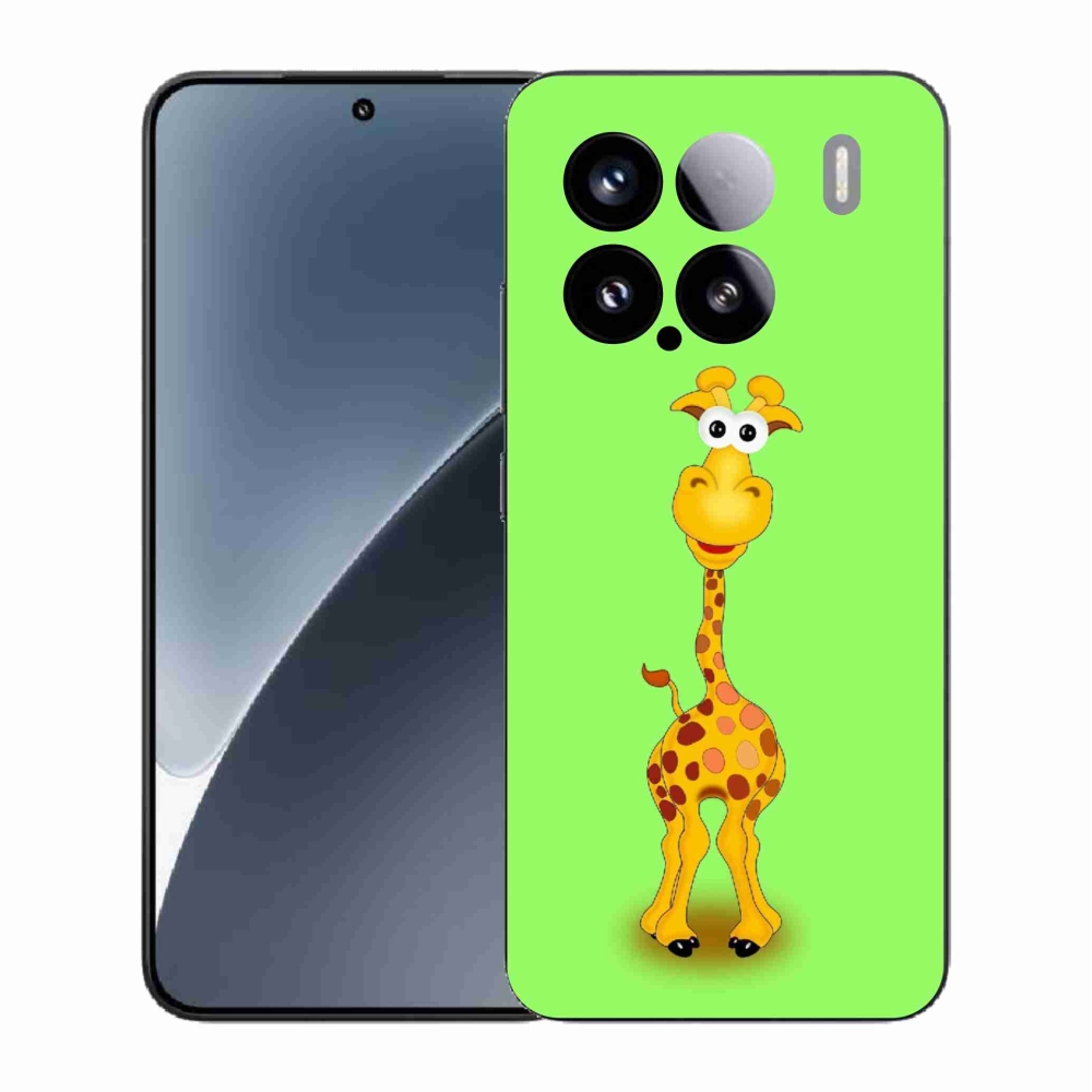 Gélový kryt mmCase na Xiaomi 15 - kreslená žirafa