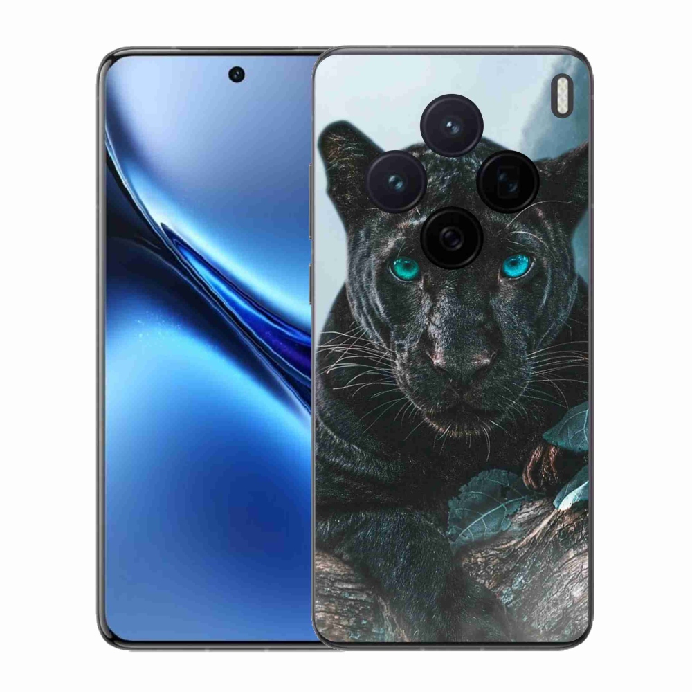 Gélový kryt mmCase na Vivo X200 5G - čierny panter