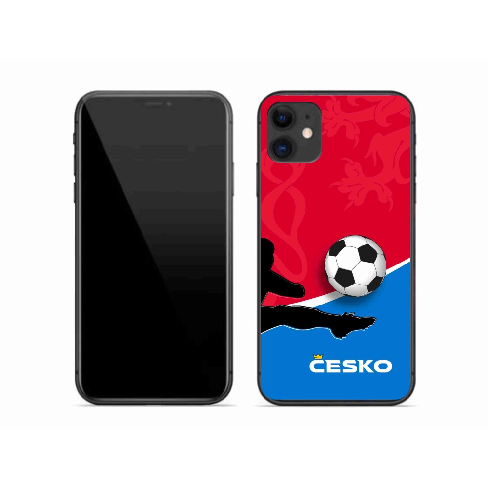 Gélový kryt mmCase na iPhone 11 - futbal Česko 2