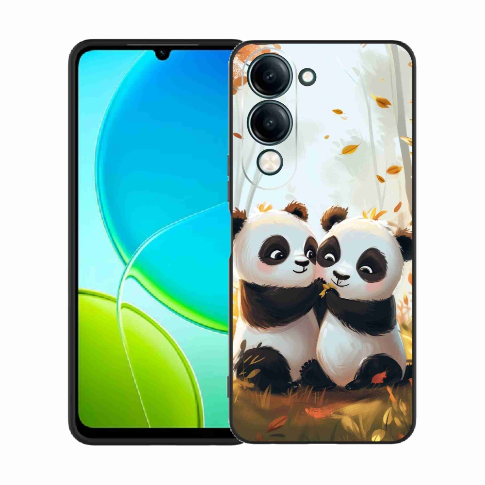 Gélový kryt mmCase na Vivo Y29s 5G - pandy