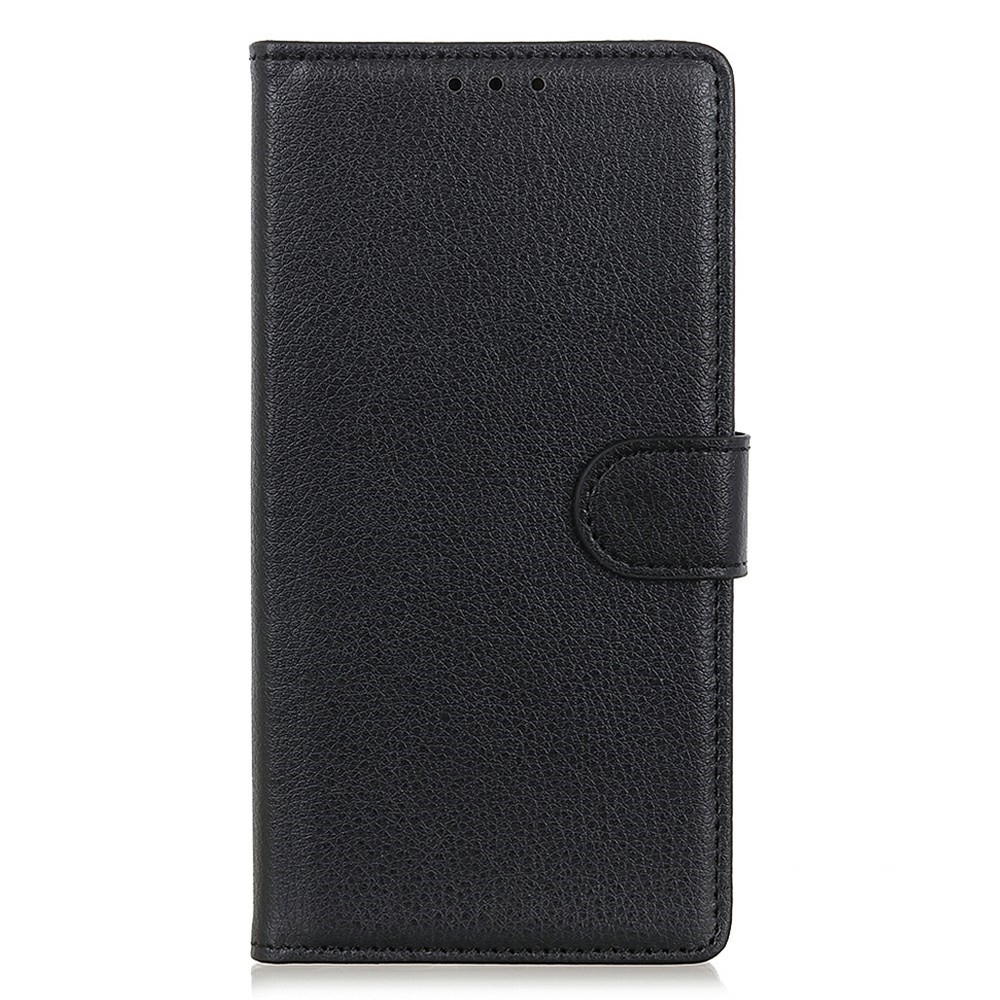 Litchie knižkové púzdro na Xiaomi Redmi 15C 4G (171mm)/Poco C85 4G (171mm) - čierne