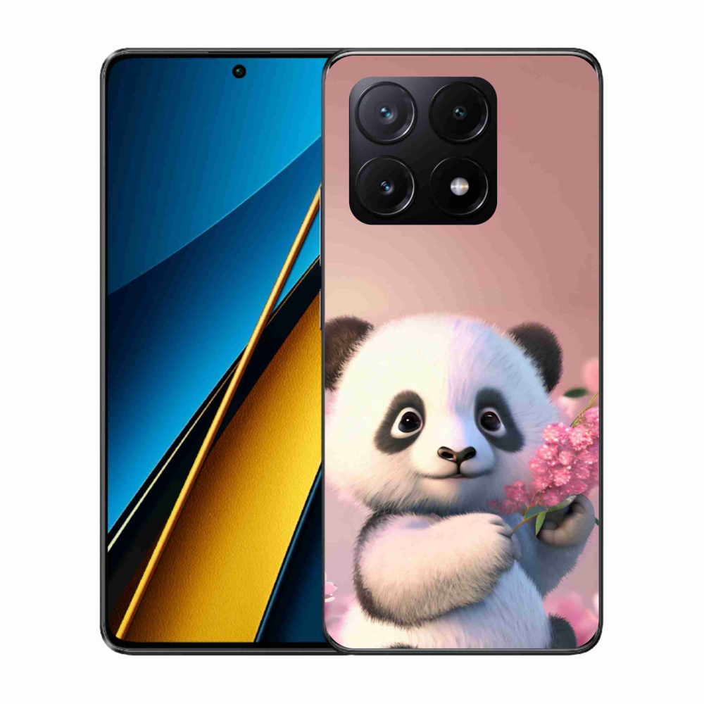 Gélový kryt mmCase na Xiaomi Poco X6 Pro 5G - roztomilá panda