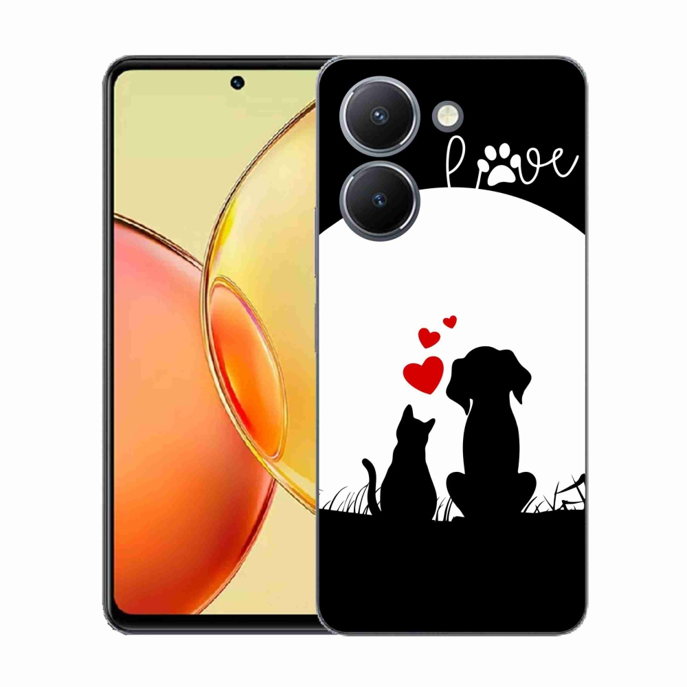 Gélový kryt mmCase na Vivo Y36 - zvieracia láska