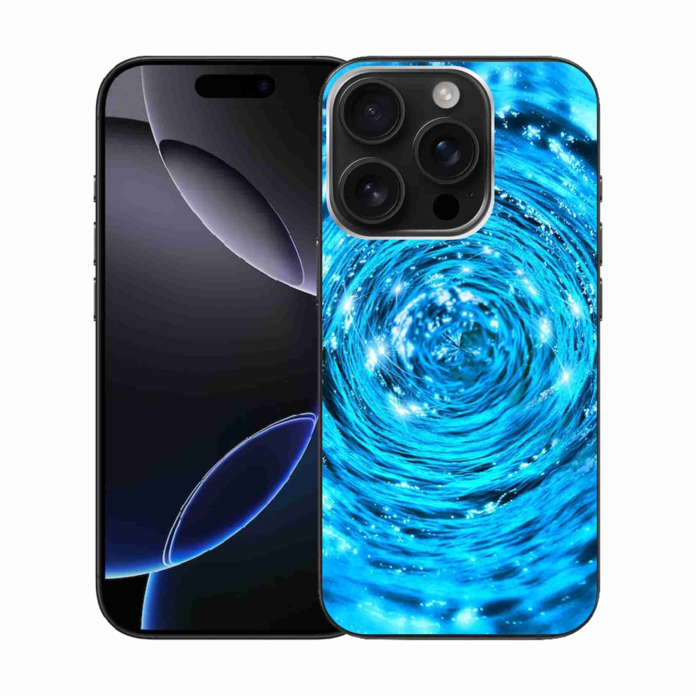 Gélový kryt mmCase na iPhone 16 Pro - vodný vír