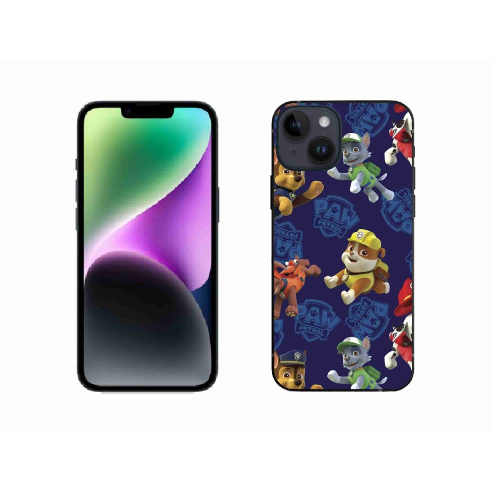 Gélový kryt mmCase na iPhone 14 - labková patrola 1