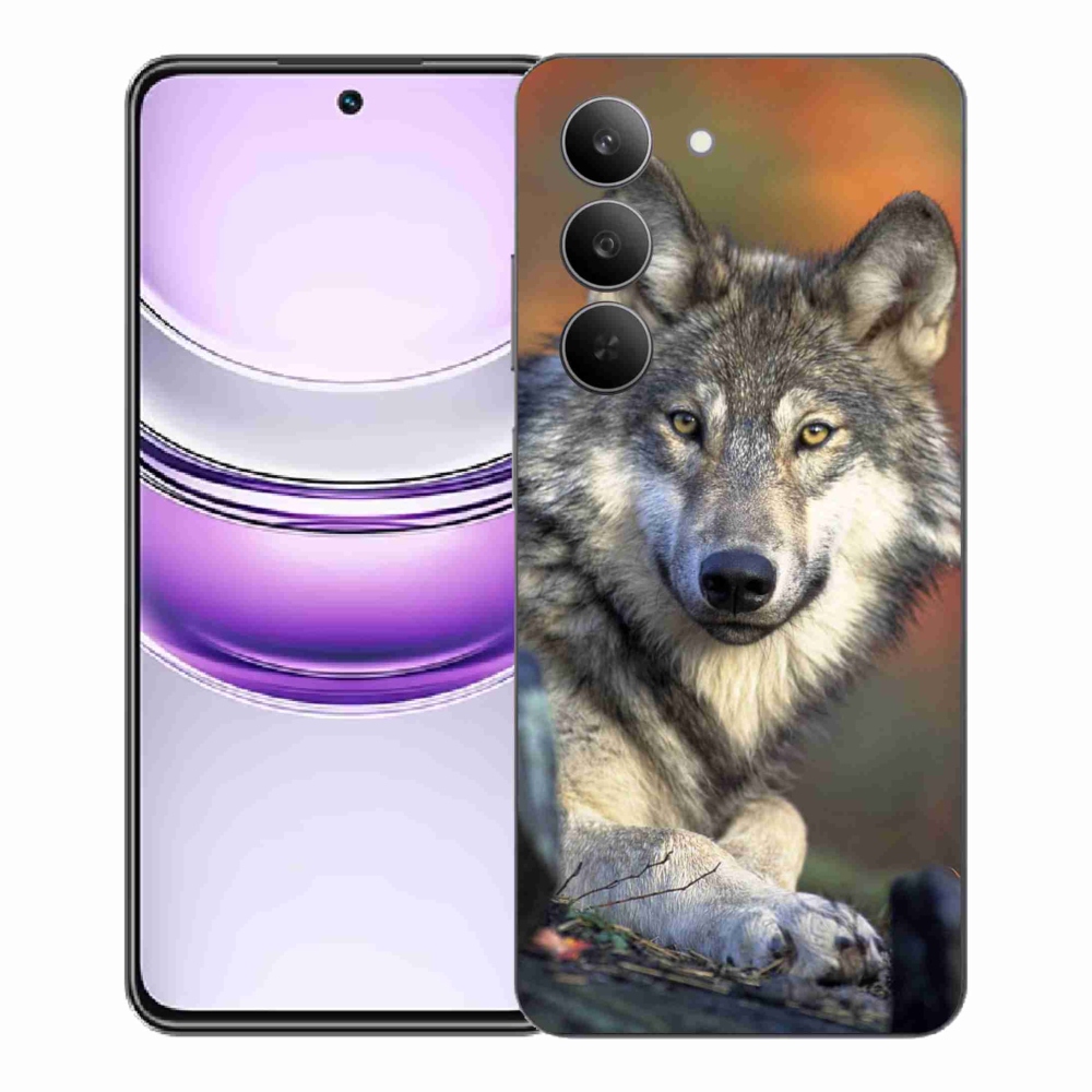 Gélový kryt mmCase na Realme 14x 5G - vlk