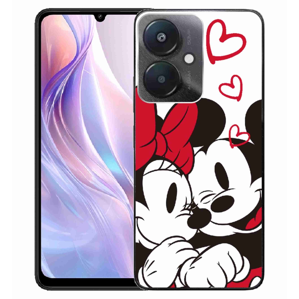 Gélový kryt mmCase na Xiaomi Redmi 13C 5G - minnie a mickey