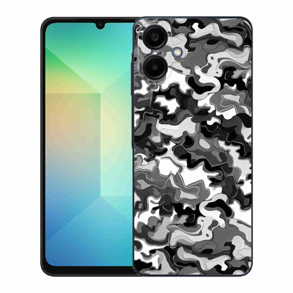 Gélový kryt mmCase na Samsung Galaxy A06 4G - maskáčový vzor 3