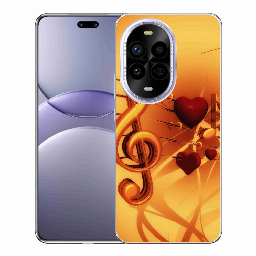 Gélový kryt mmCase na Huawei Nova 13 Pro 5G - noty