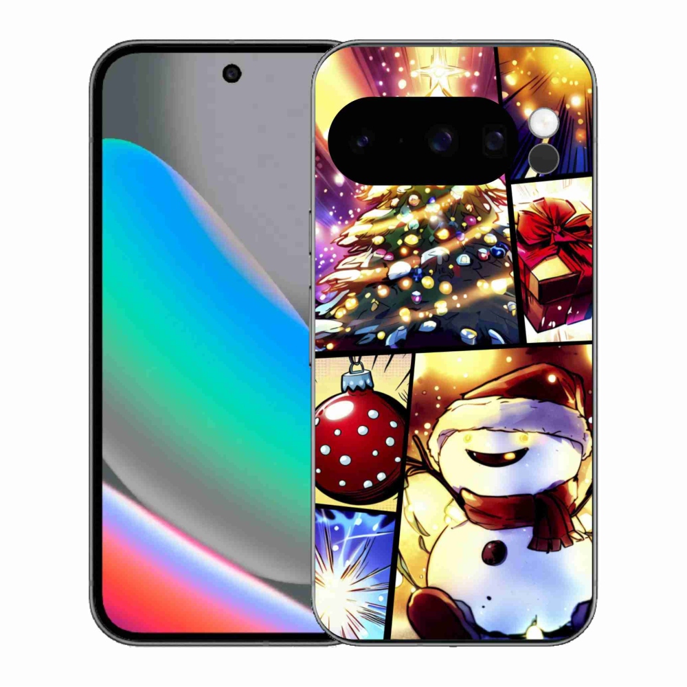 Gélový kryt mmCase na Google Pixel 10 Pro - vianočné motívy 1