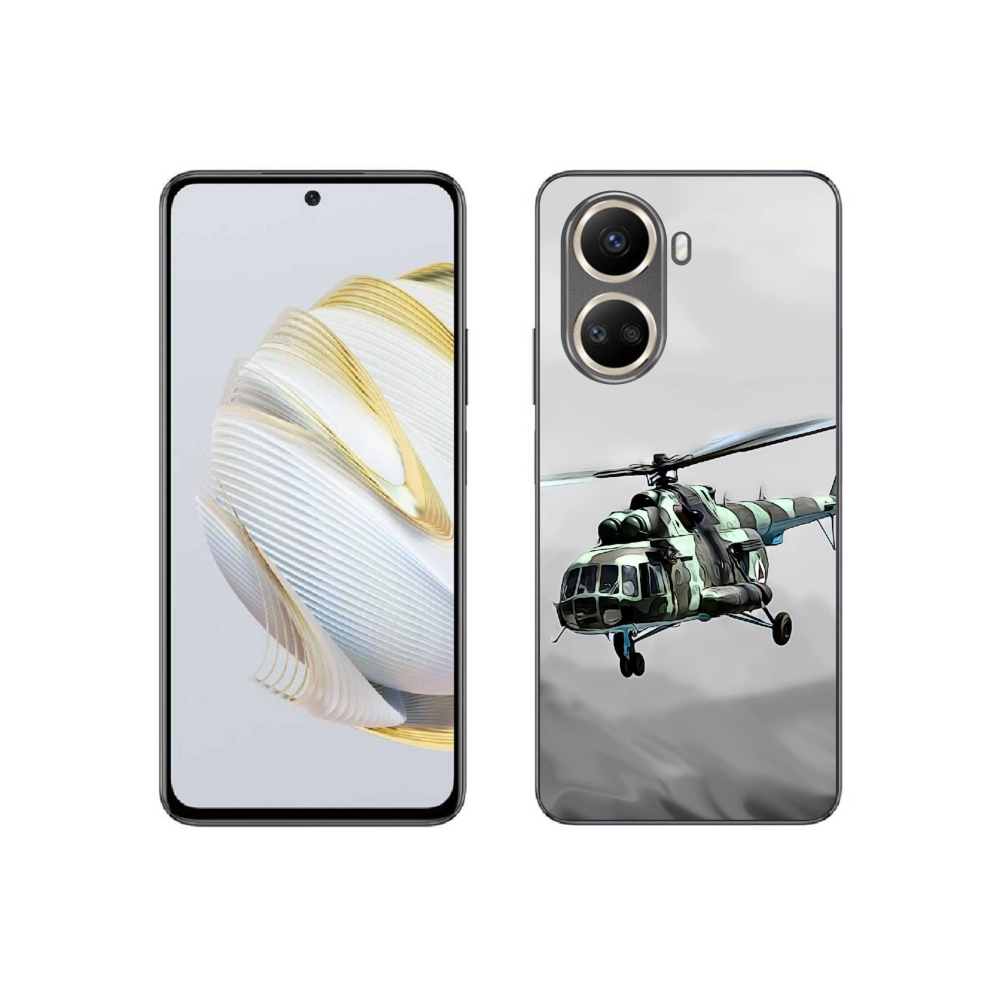 Gélový kryt mmCase na Huawei Nova 10 SE - vojenský vrtuľník