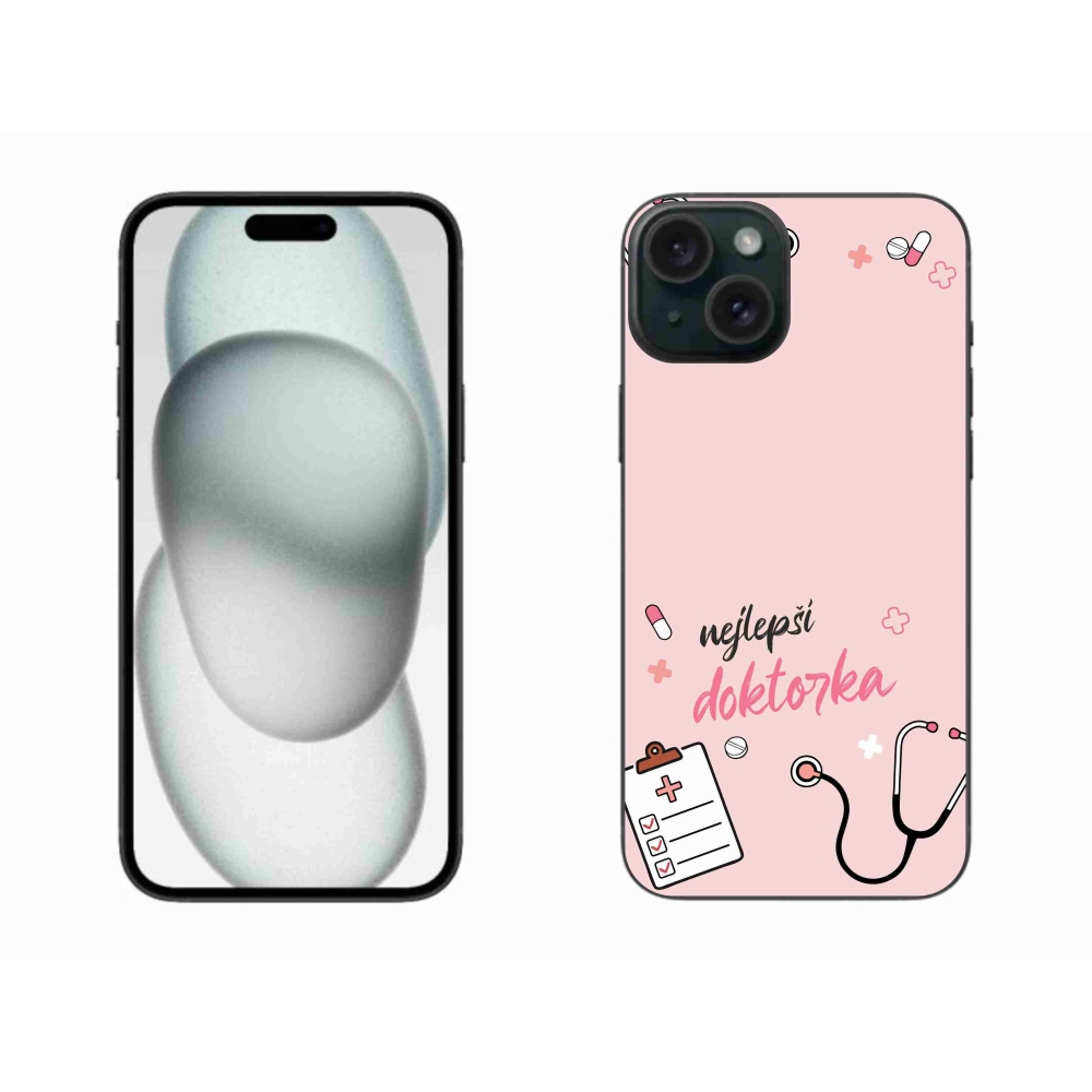 Gélový kryt mmCase na iPhone 15 Plus - najlepšia doktorka