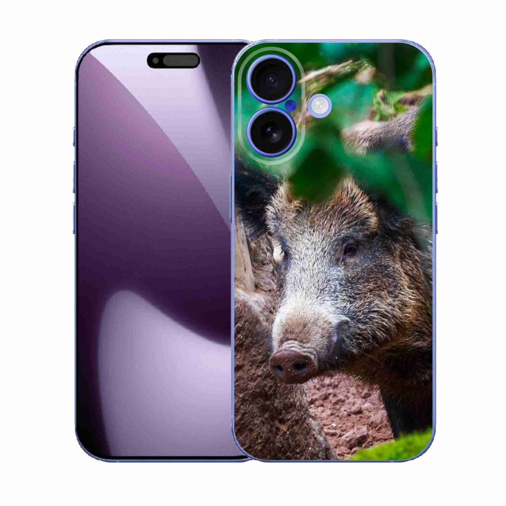 Gélový kryt mmCase na iPhone 17 - divoké prasa