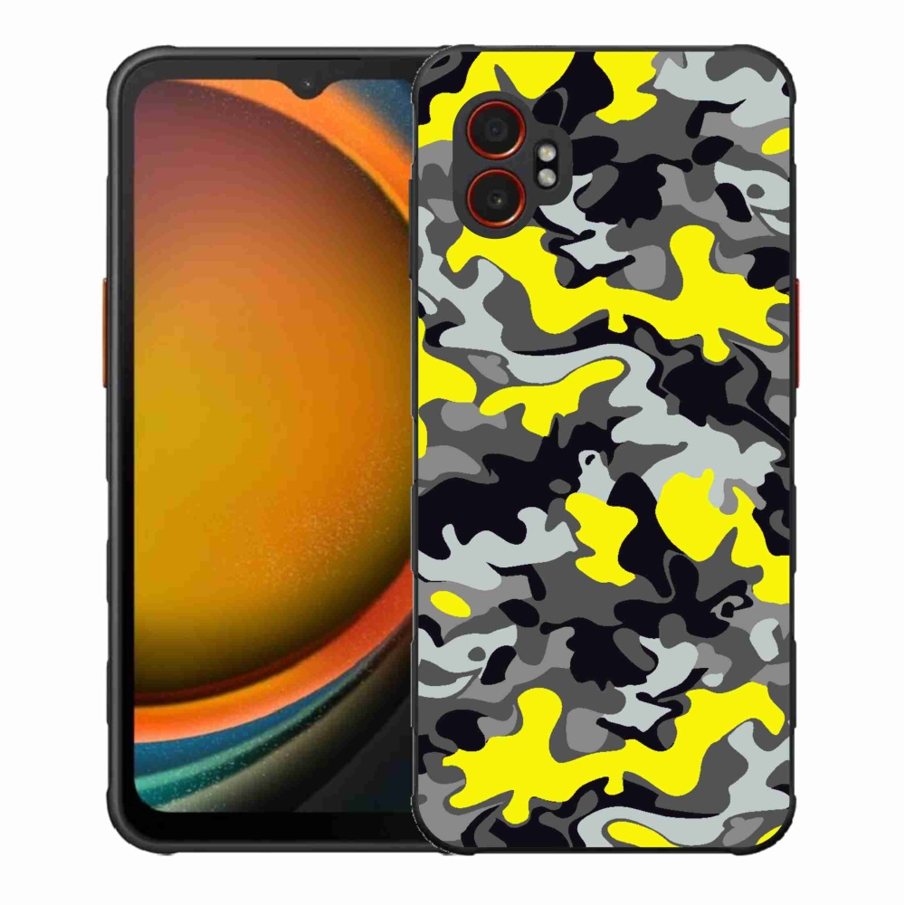 Gélový kryt mmCase na Samsung Galaxy Xcover 7 Pro - maskáčový vzor 6