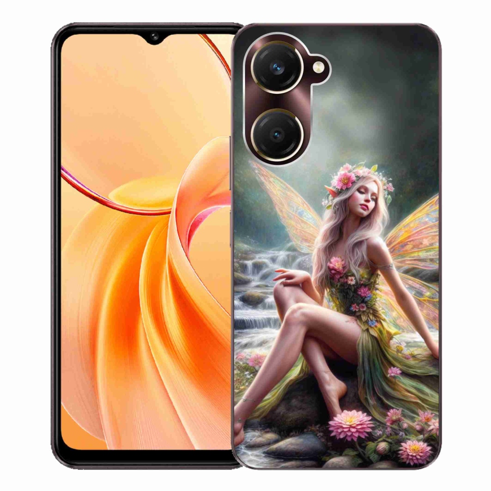 Gélový kryt mmCase na Vivo Y28s 5G - motýlia žena 1