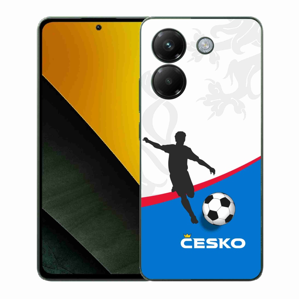 Gélový kryt mmCase na Xiaomi Poco M7 Pro 5G - futbal Česko 1