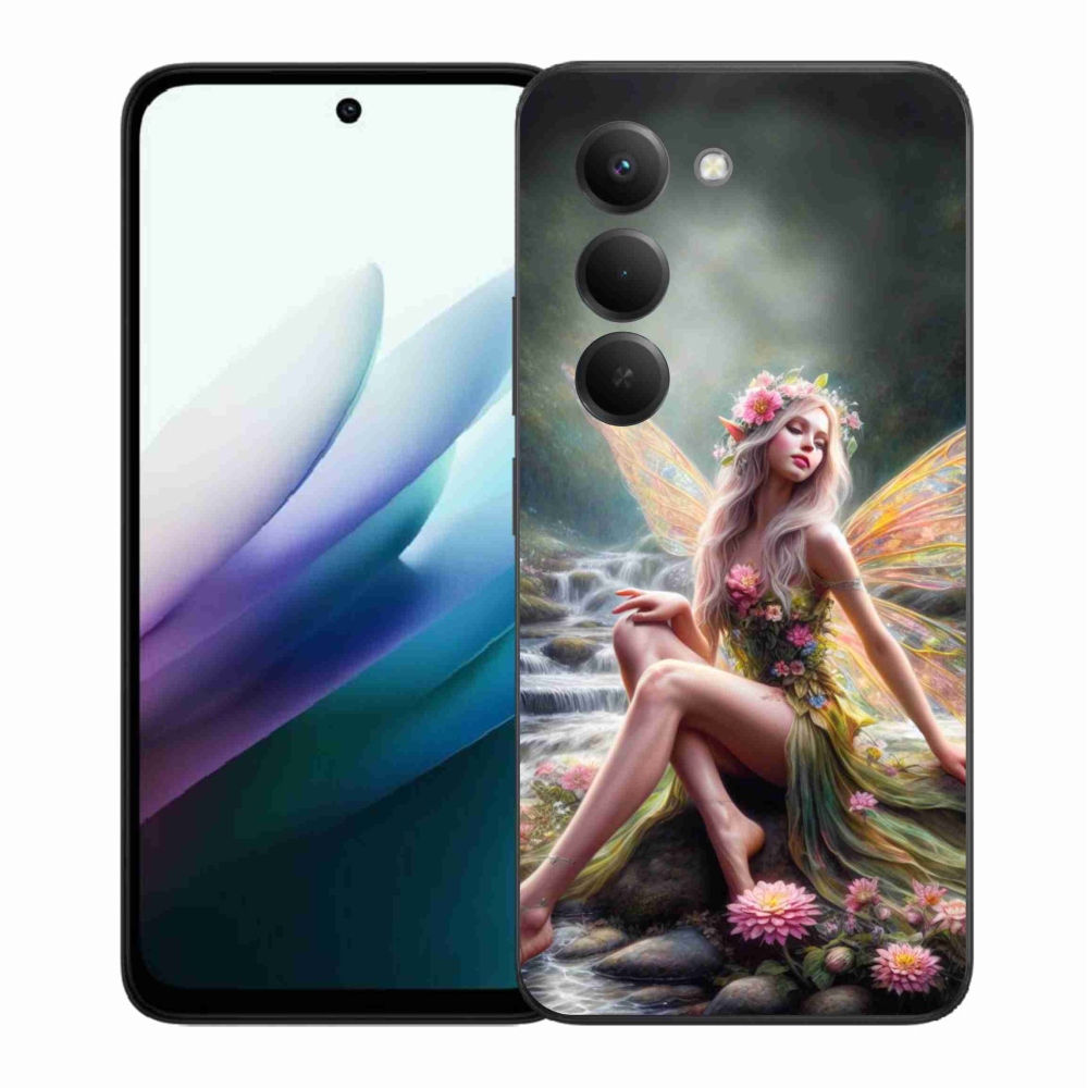 Gélový kryt mmCase na Xiaomi Redmi 15 4G/5G (171mm) - motýlia žena 1