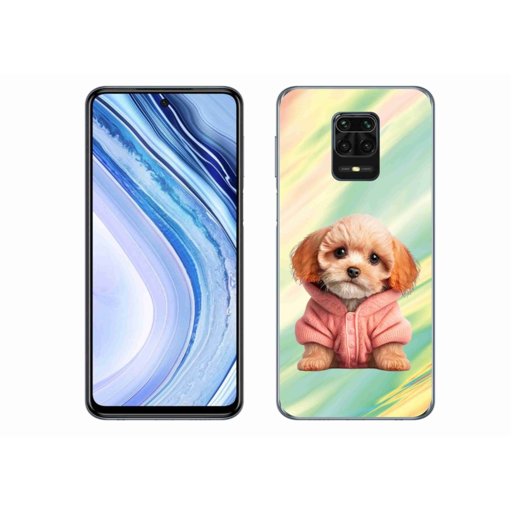 Gélový kryt mmCase na Xiaomi Redmi Note 9 Pro - šteňa vo svetri