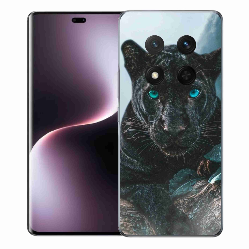 Gélový kryt mmCase na Honor Magic 7 Lite 5G - čierny panter