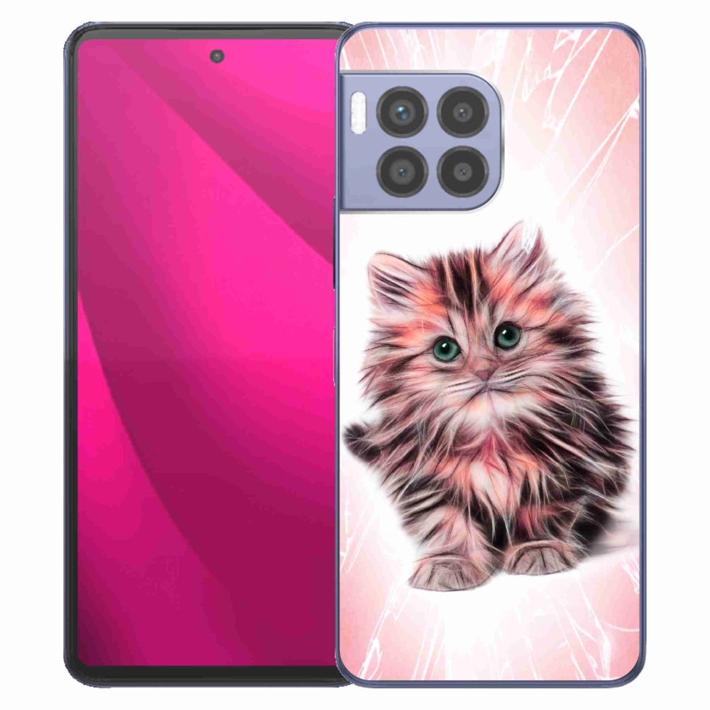 Gélový kryt mmCase na T-Mobile T Phone 2 Pro - roztomilé mačiatko