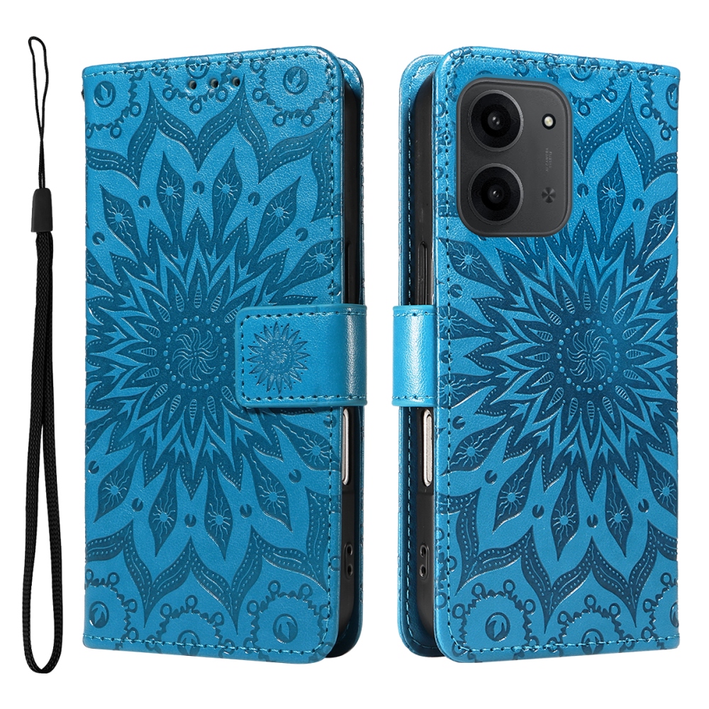 Sunflower knižkové púzdro na Xiaomi Redmi 15C 4G/5G (173mm) - modré