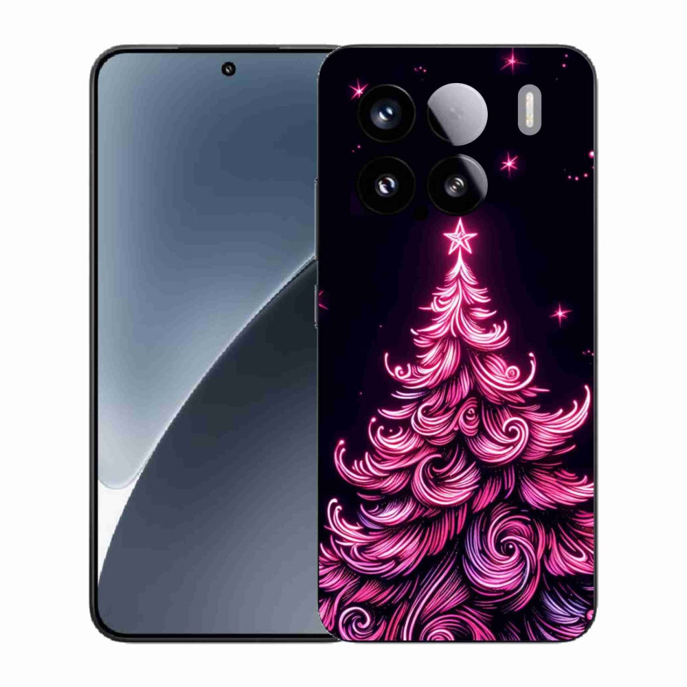 Gélový kryt mmCase na Xiaomi 15 - neónový vianočný stromček 2