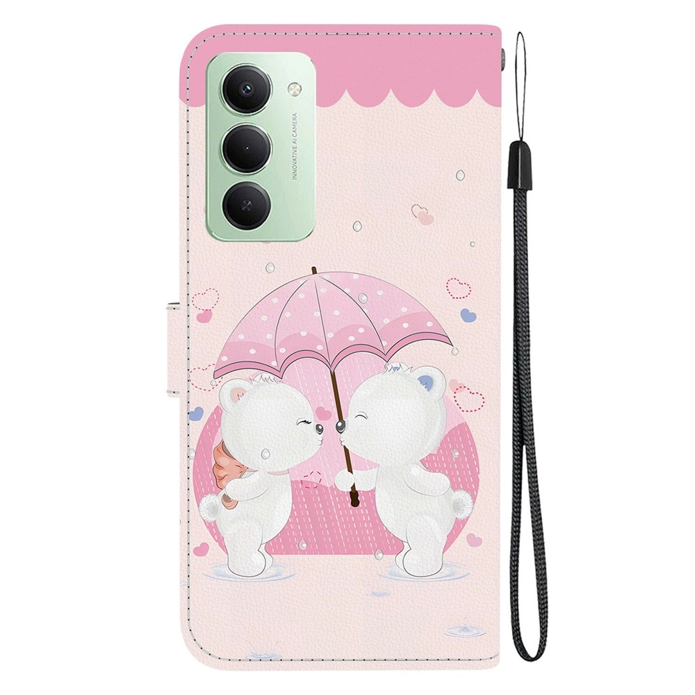 Versatile knižkové púzdro na Xiaomi Redmi 15 4G (171mm) - medvedíci